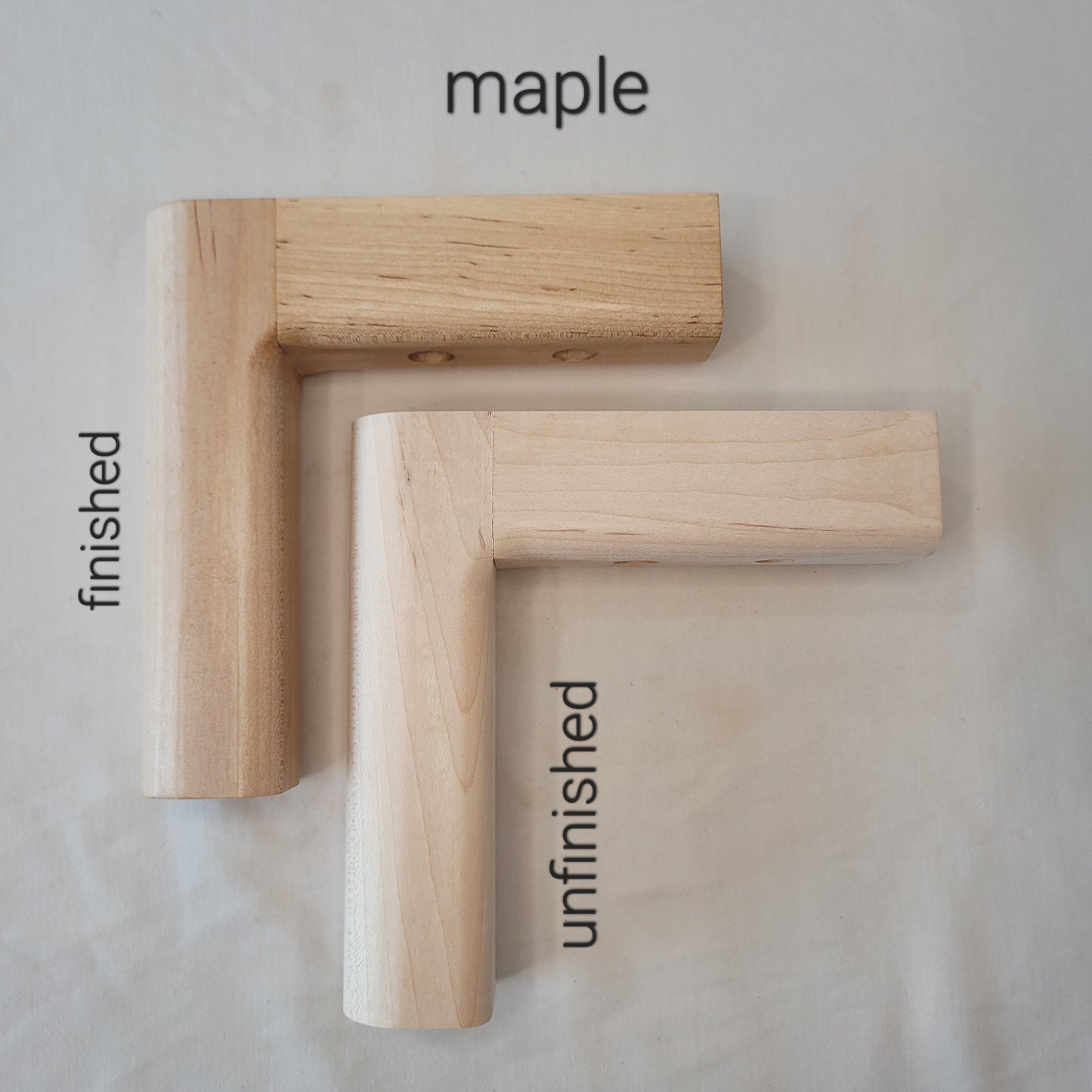 Minimalist furniture legs, 6" height