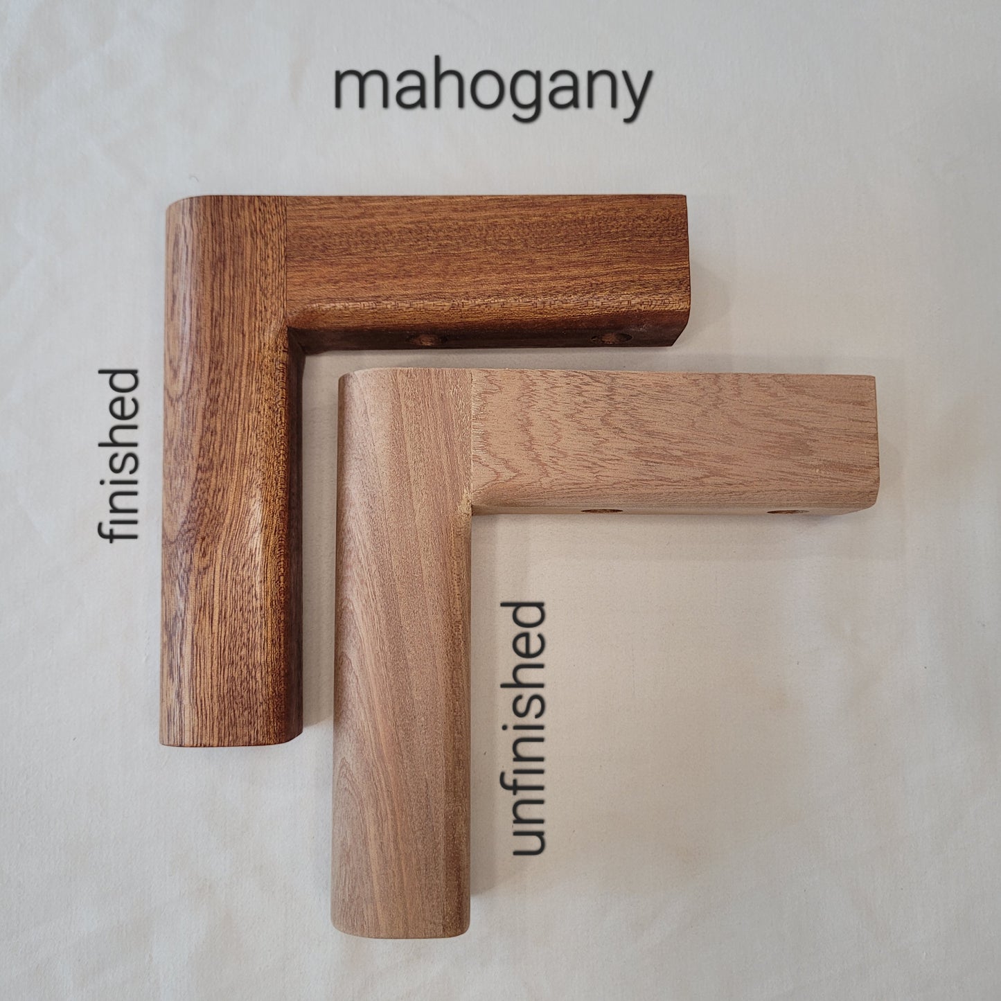 Minimalist furniture legs, 6" height