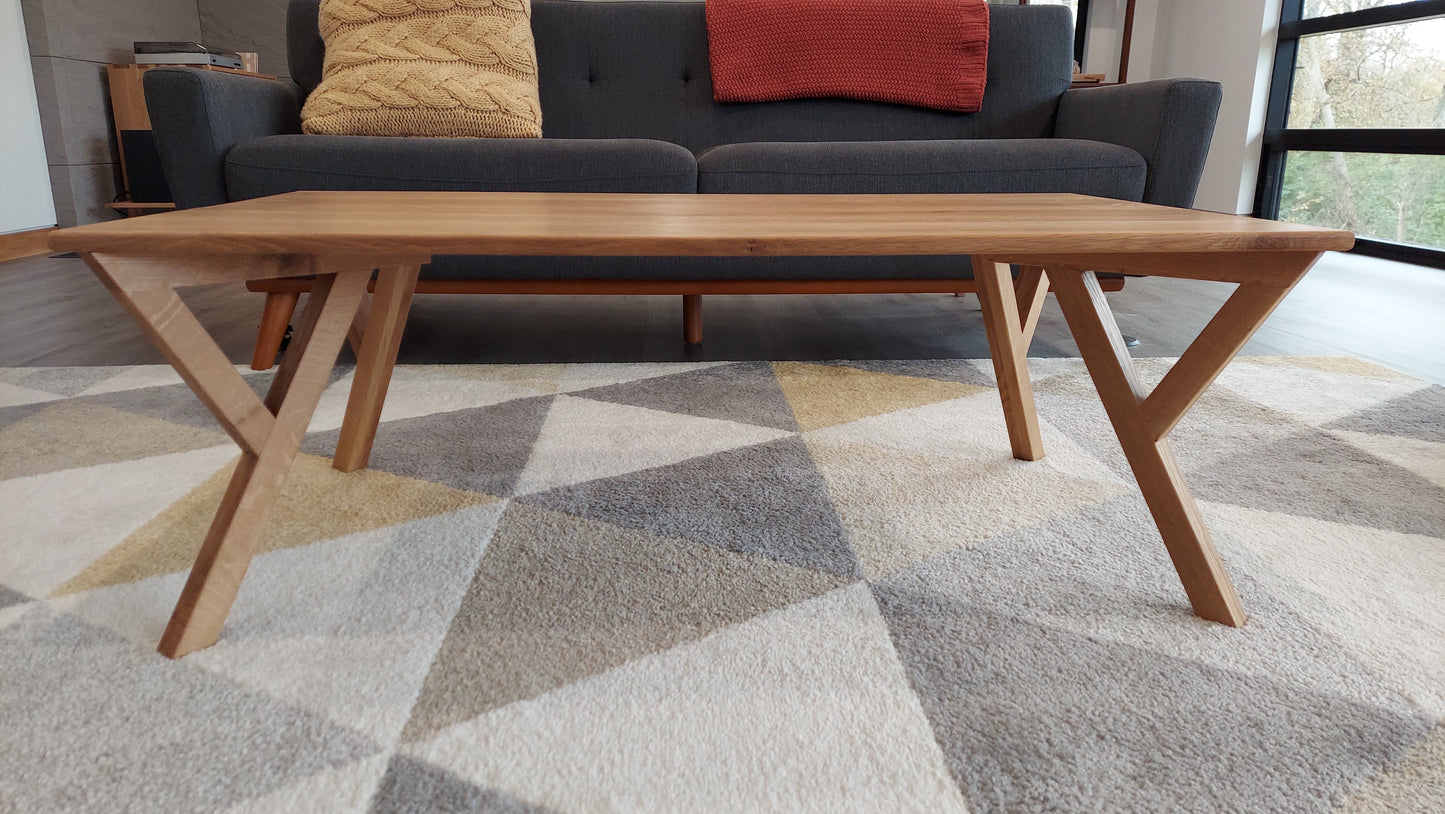 White Oak Y-legs, coffee table height, set of 4