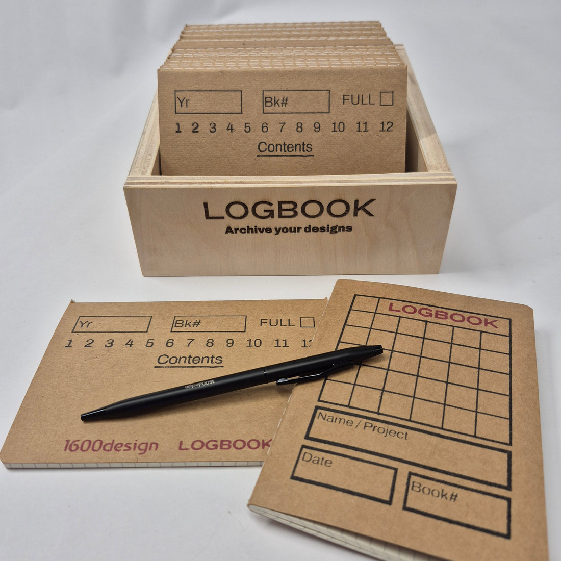Logbook Frame Organize your design ideas with the LOGBOOK – 1600design