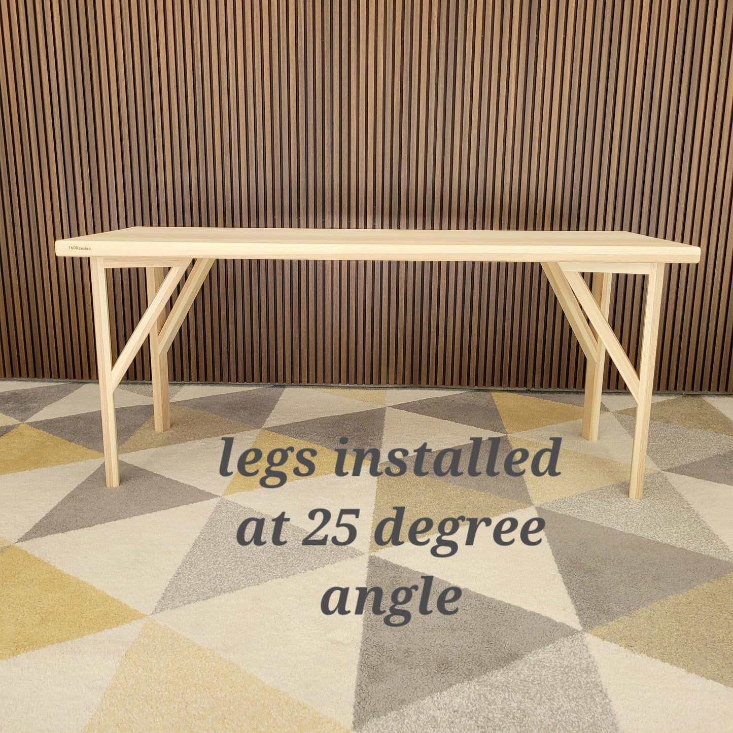 Ash Brace Legs, dining height, set of 4