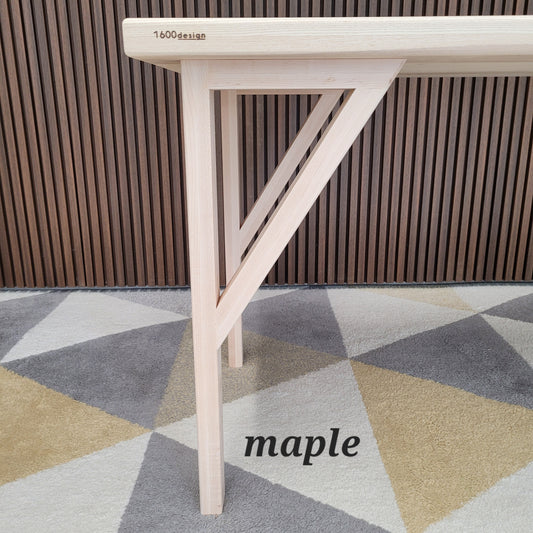 Maple Brace Legs, dining height, set of 4