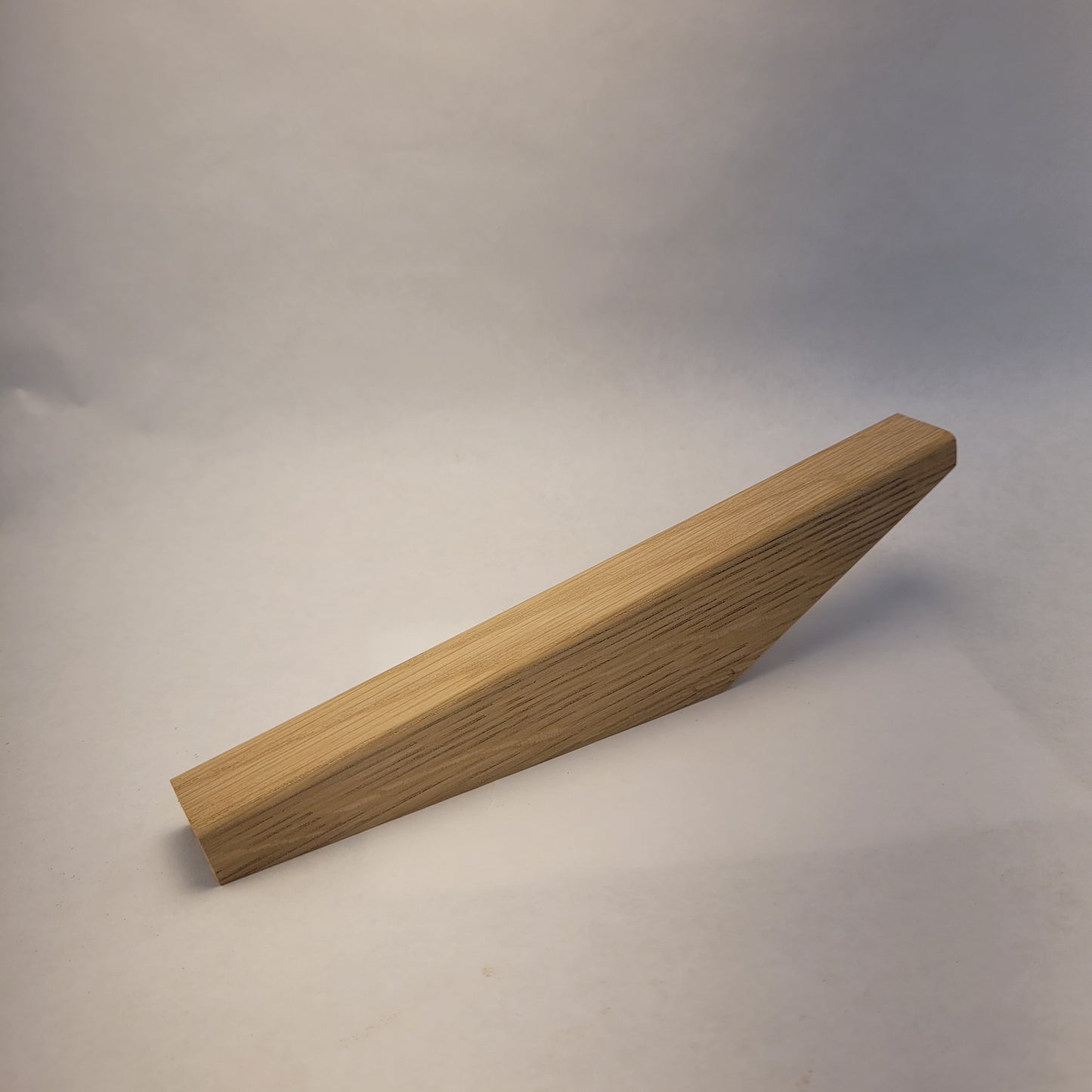 8" mid-mod wall hooks, white oak