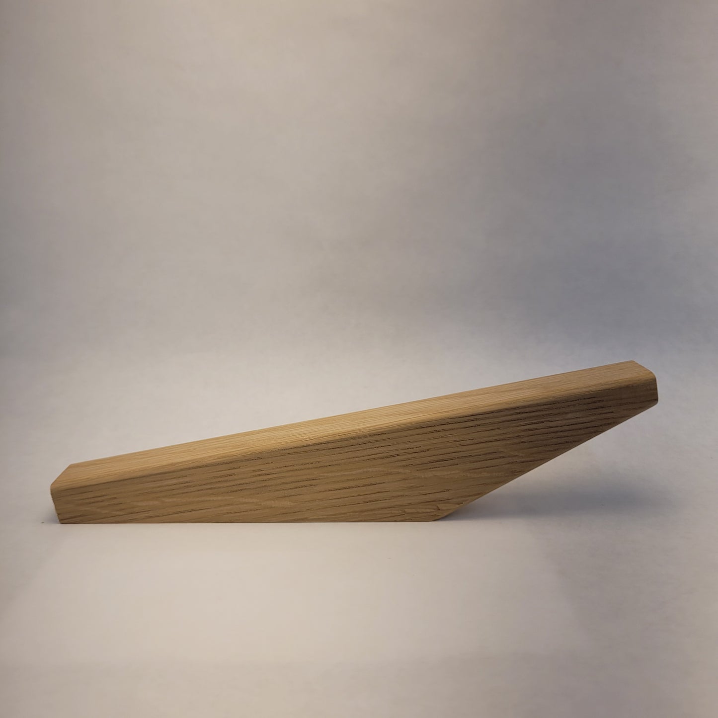 8" mid-mod wall hooks, white oak