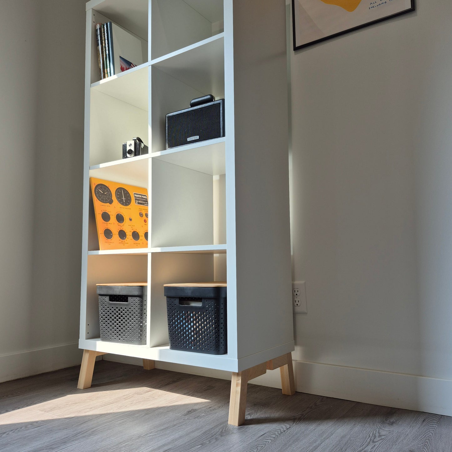 Leg Kit for Ikea Kallax, horizontal or vertical