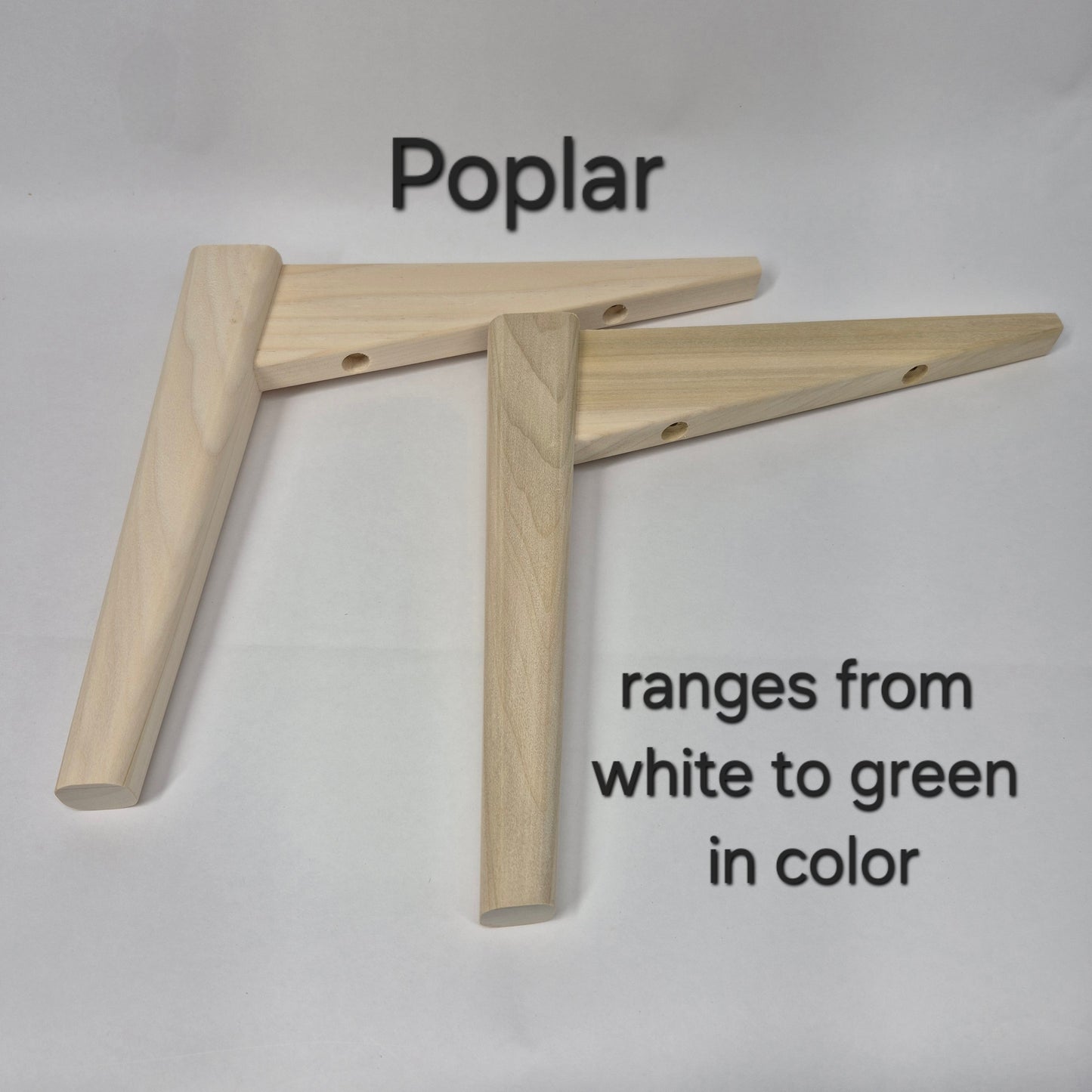 10" slanted legs