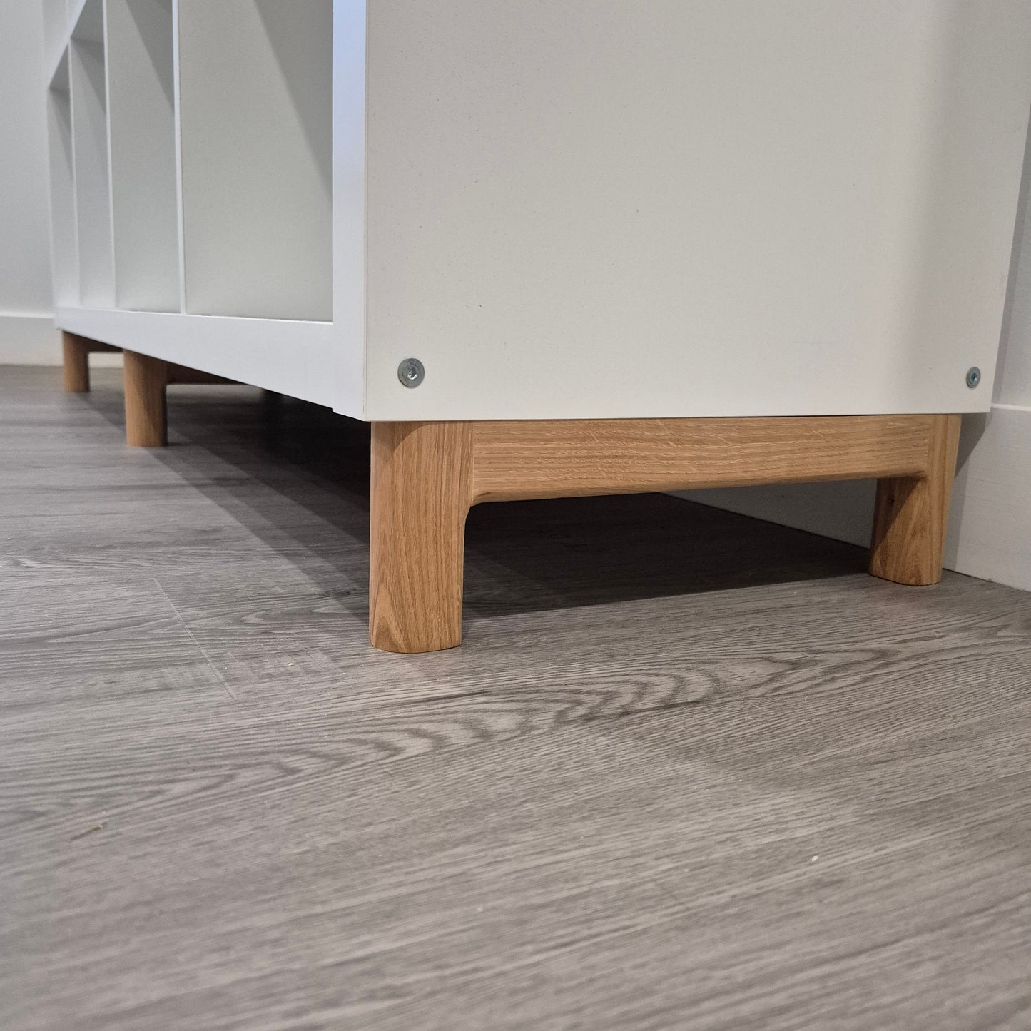 4" base for Ikea Kallax