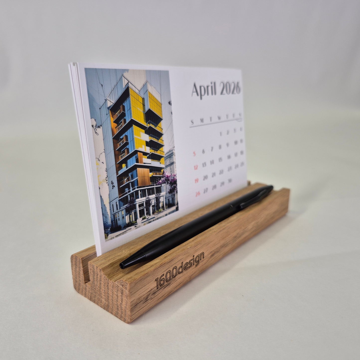 architectural desk calendar