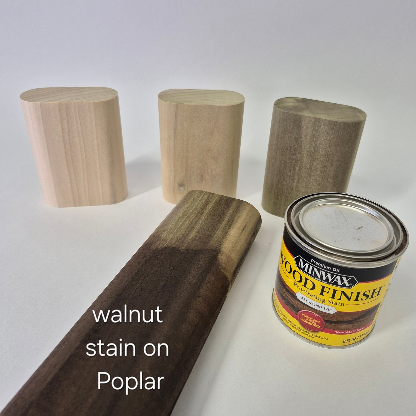 Simple Wooden Furniture Leg, set of 4