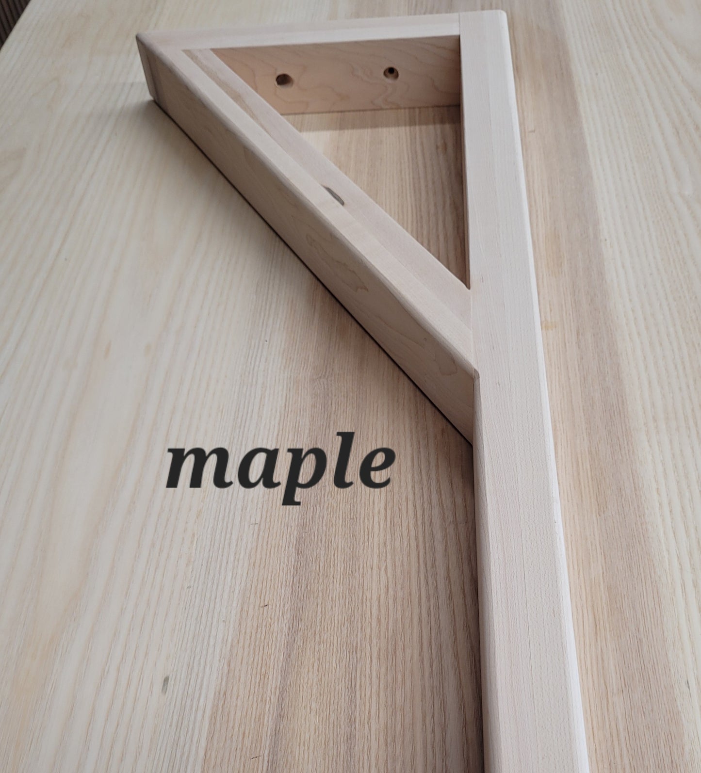 Maple Brace Legs, dining height, set of 4