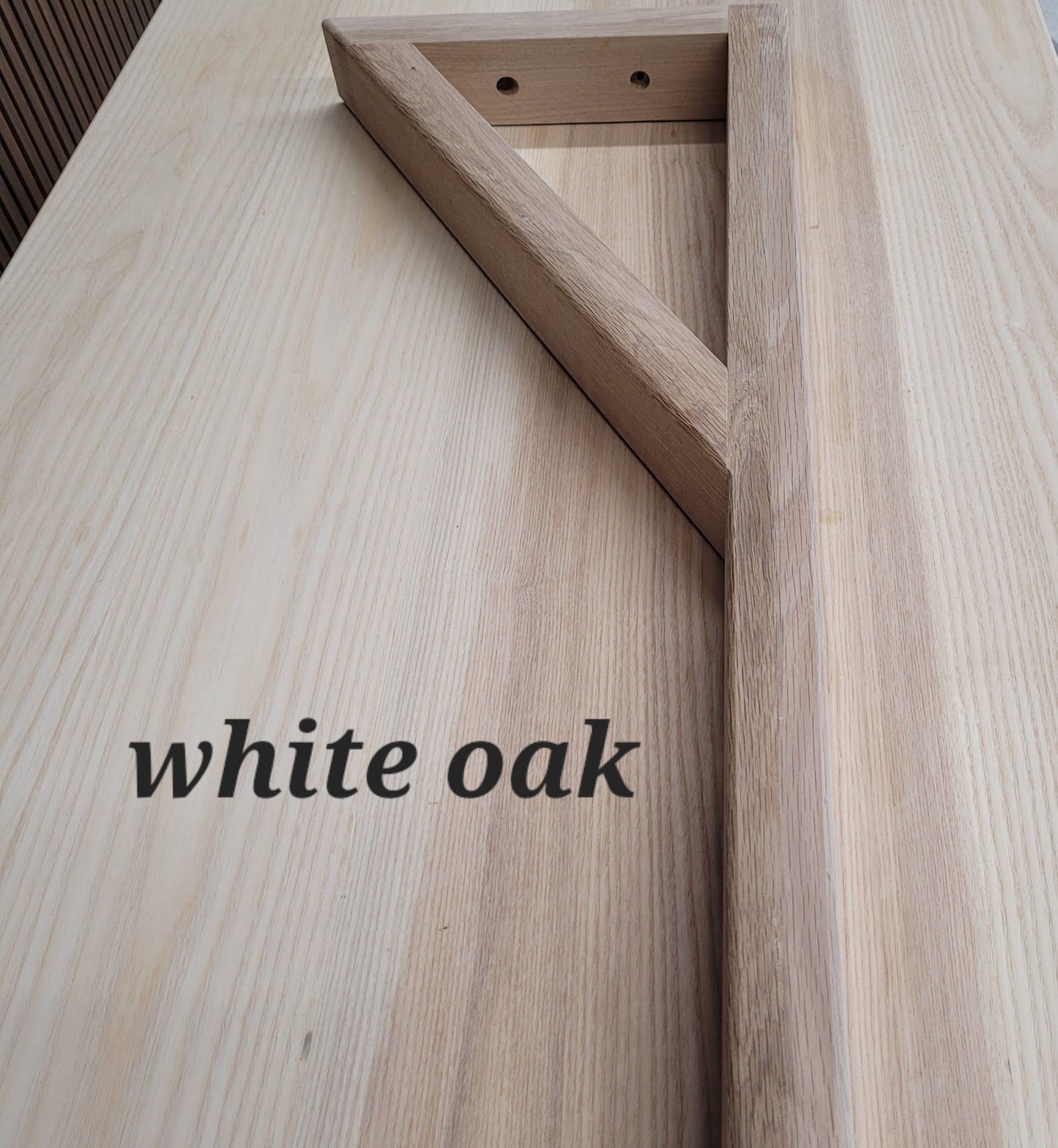 White Oak Brace Legs, dining height, set of 4